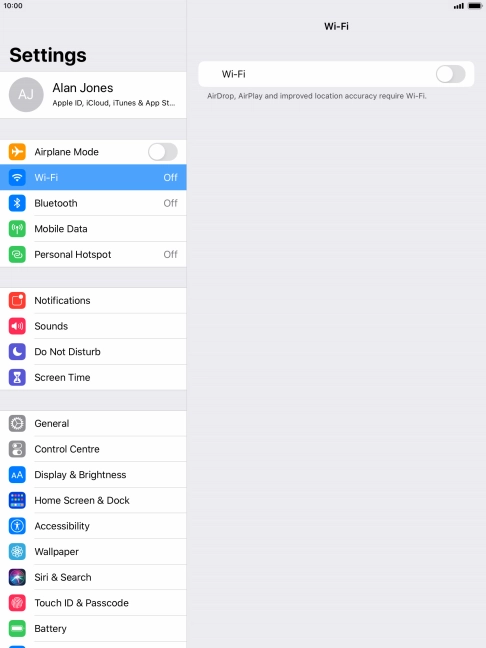 Press the indicator next to Press the indicator next to