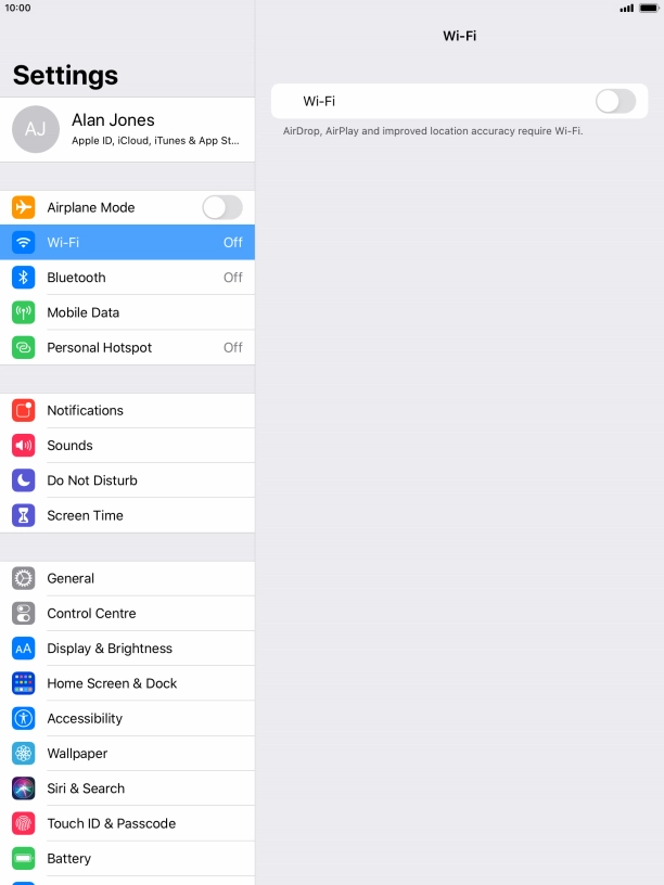 Press the indicator next to Press the indicator next to