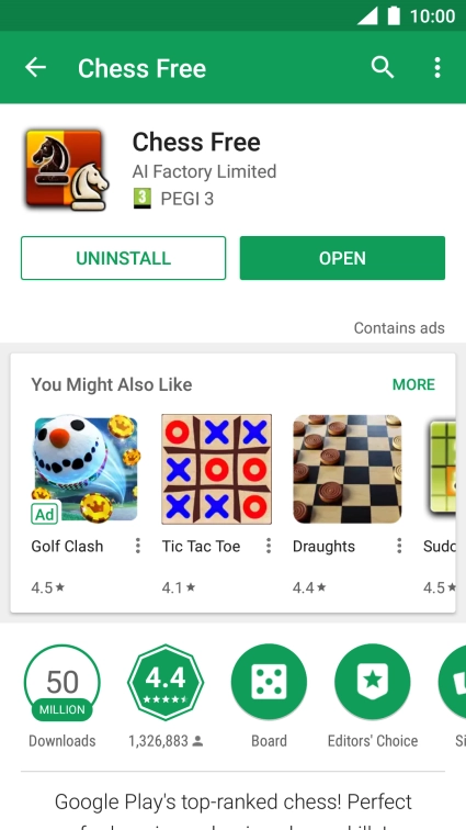 Press the Home key to return to the home screen.