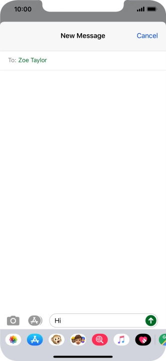 Press the picture icon.