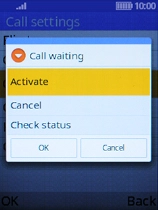 Select Activate to turn on the function.