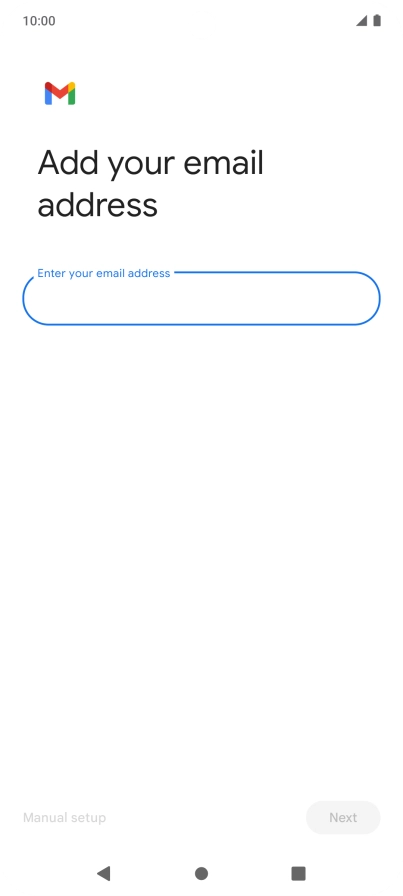 Press the field below 