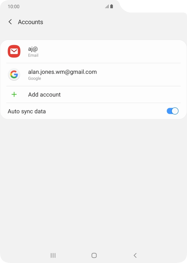 Press the Home key to return to the home screen.