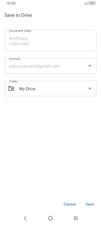 Press the field below 