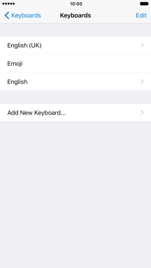 Press the Home key to return to the home screen.