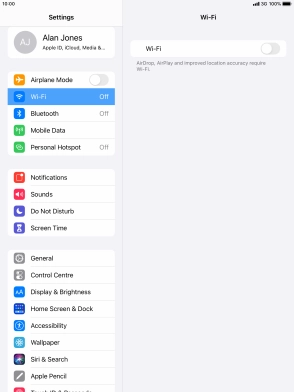 Press the indicator next to Press the indicator next to