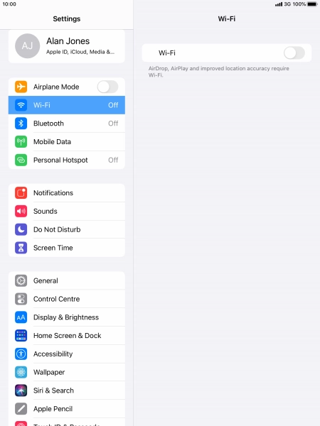Press the indicator next to Press the indicator next to