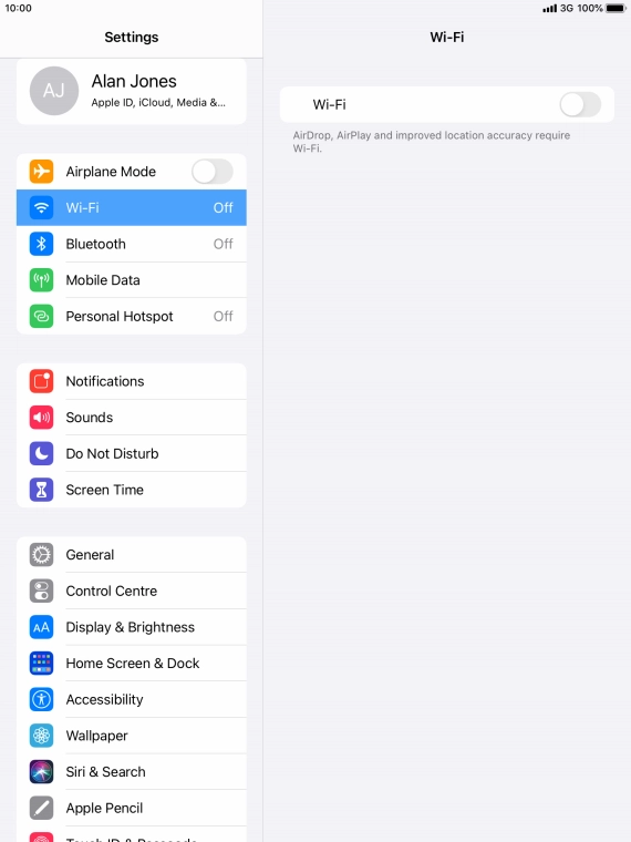 Press the indicator next to Press the indicator next to