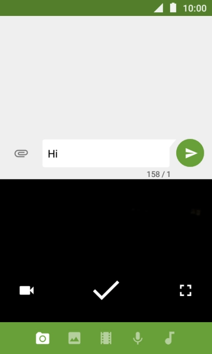 Press the gallery icon.