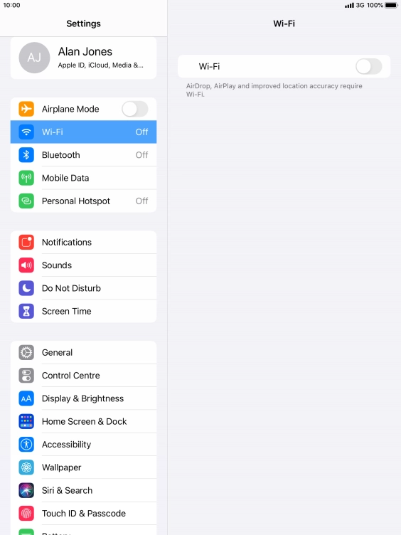 Press the indicator next to Press the indicator next to
