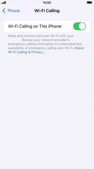 Press the Home key to return to the home screen.