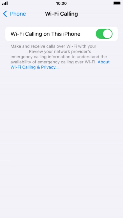 Press the Home key to return to the home screen.