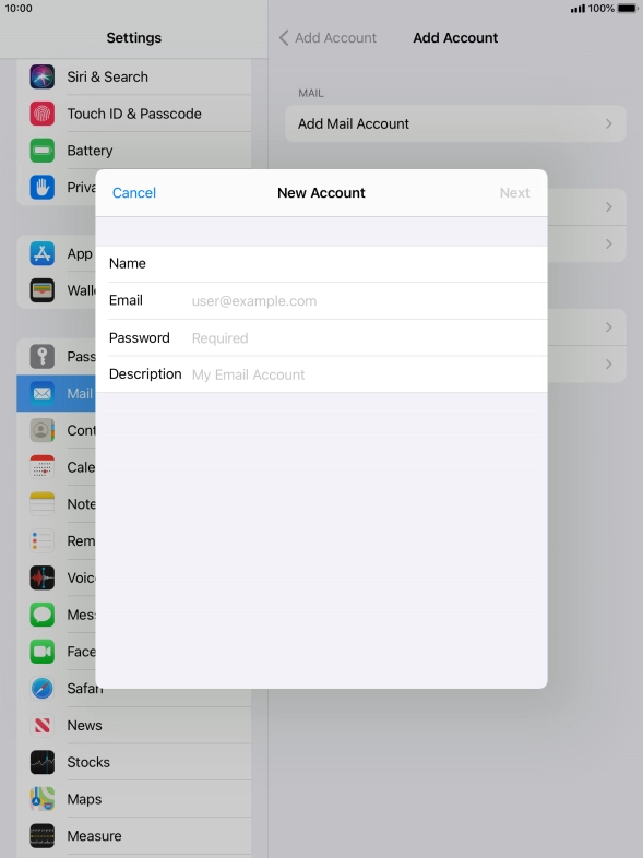 Press Email and key in your email address. Press Email and key in your email address.