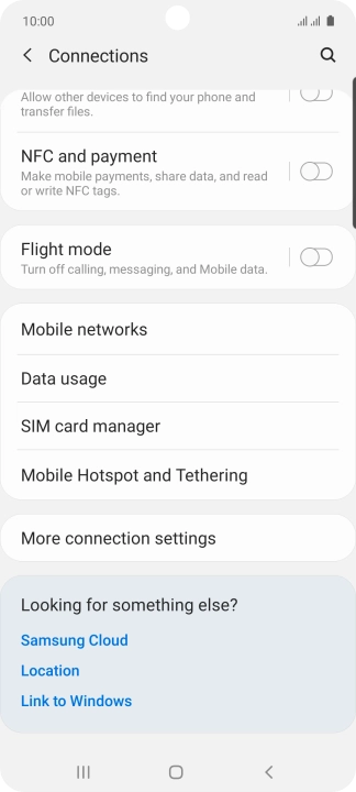 Press SIM card manager.
