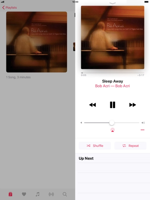 Press arrow right to go to the next audio file. Press arrow right to go to the next audio file.