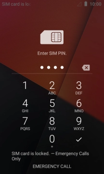 If you're asked to key in your PIN, do so and press the confirm icon.