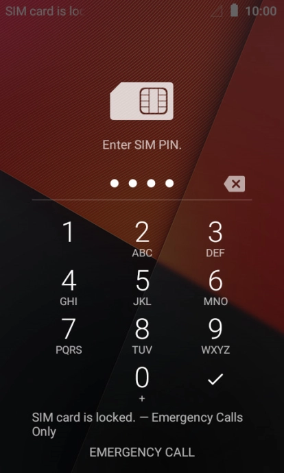 If you're asked to key in your PIN, do so and press the confirm icon.