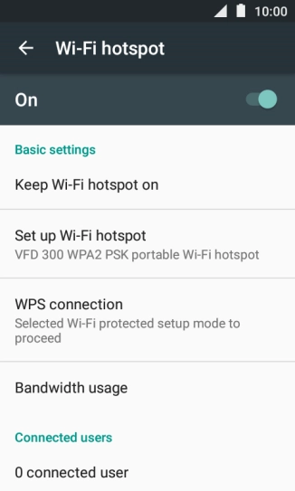 Press the Home key to return to the home screen.
