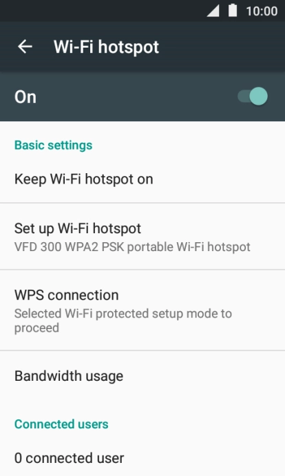 Press the Home key to return to the home screen.