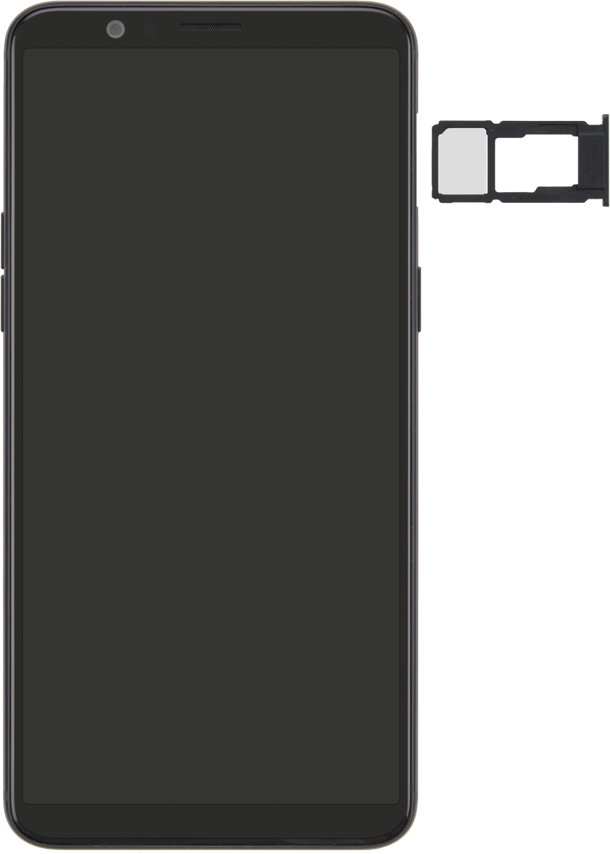 Turn your SIM so the angled corner of the SIM matches the angled corner of the SIM holder and place your SIM in the SIM holder.