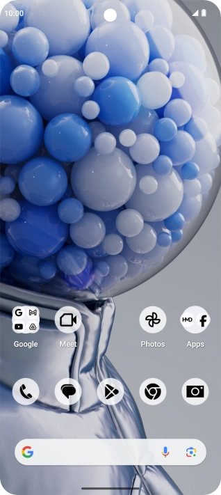 Slide your finger downwards starting from the top of the screen.
