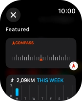 Press the required widget. Press the required widget.