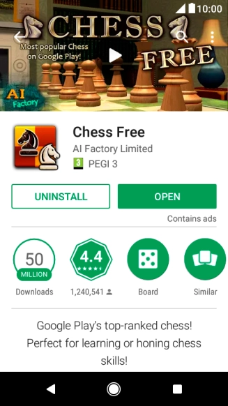 Press the Home key to return to the home screen.
