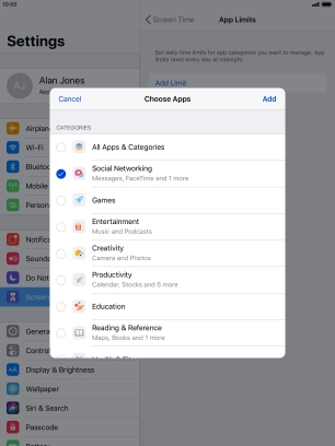 Press Add. Press Add.