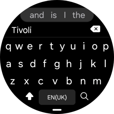 Key in the required destination and press the search icon. Key in the required destination and press the search icon.
