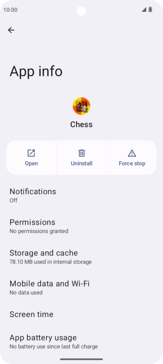 Press Storage and cache.