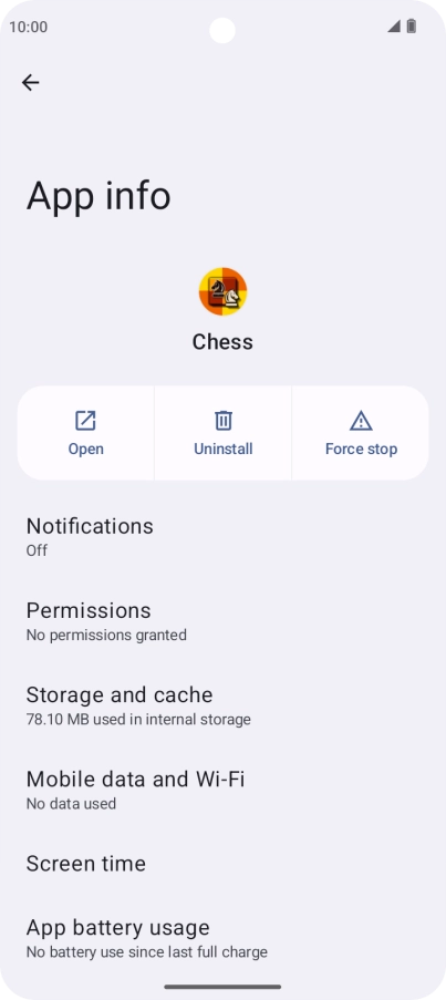 Press Storage and cache.