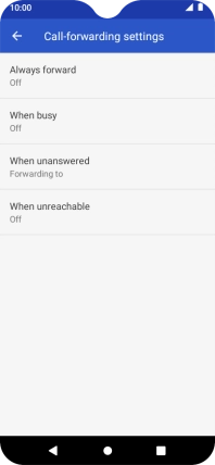 Press the Home key to return to the home screen.