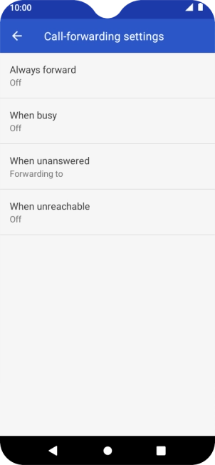 Press the Home key to return to the home screen.