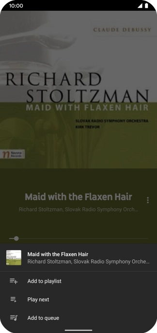 Press Add to playlist.