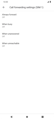 Press the Home key to return to the home screen.