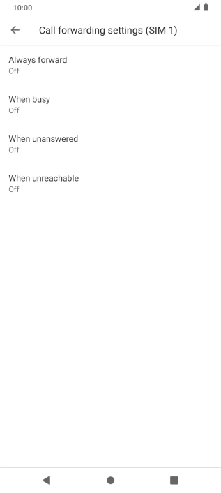 Press the Home key to return to the home screen.