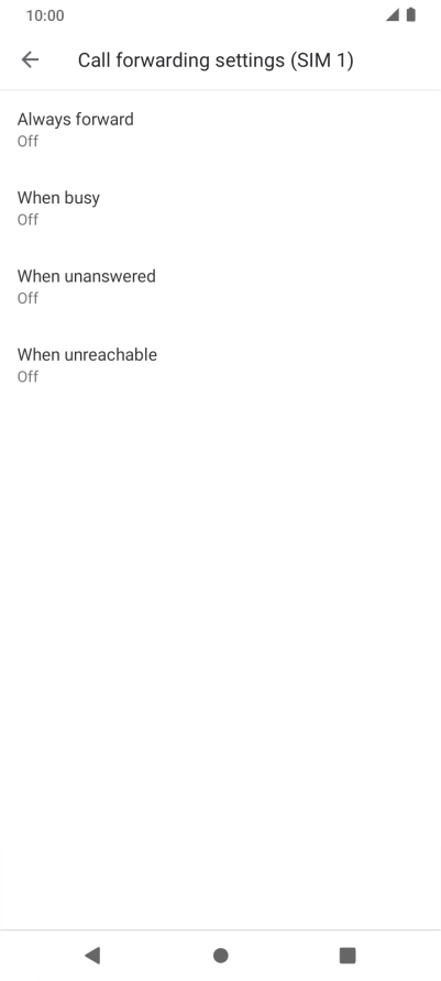 Press the Home key to return to the home screen.
