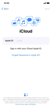 Press the field next to 