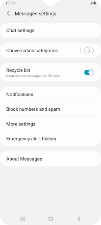 Press More settings.