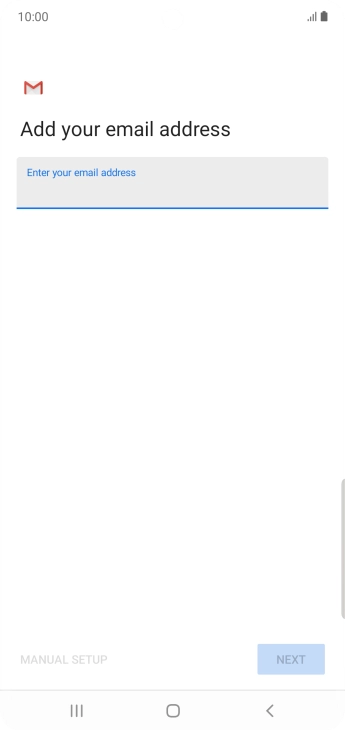 Press the field below 