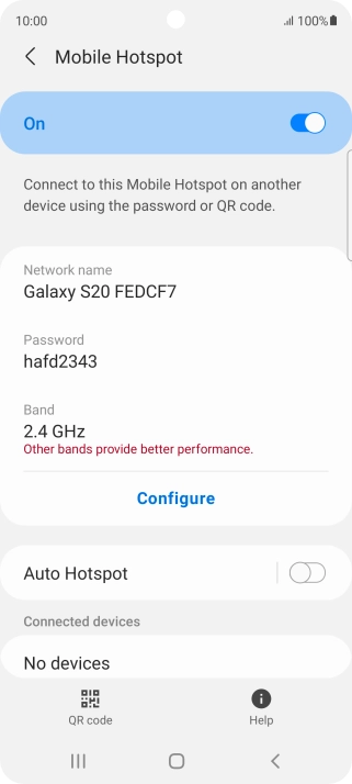 Press the Home key to return to the home screen.