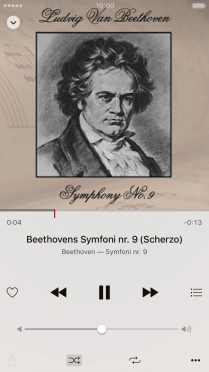 Press arrow right to go to the next audio file.