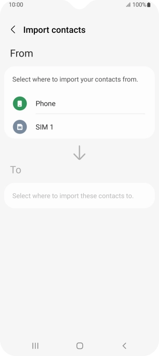 Press the name of the SIM.