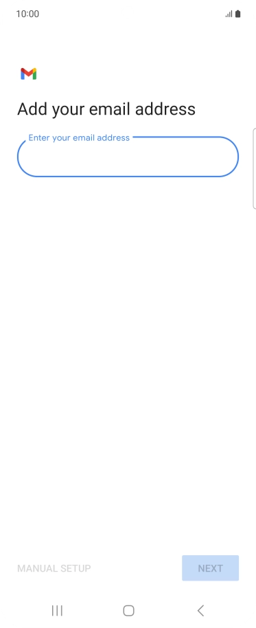 Press the field below 