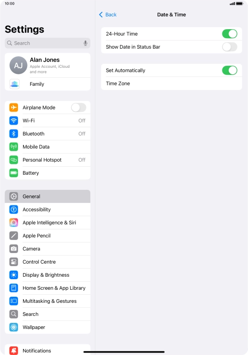 Slide your finger upwards starting from the bottom of the screen to return to the home screen.