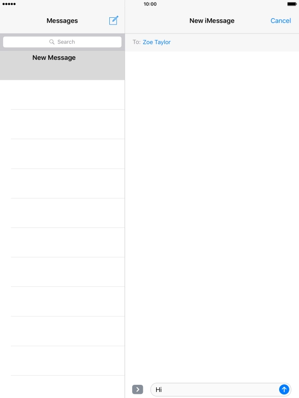 Press arrow right. Press arrow right.