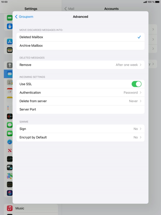 Press the indicator next to Press the indicator next to