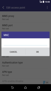 Key in 03 and press OK.