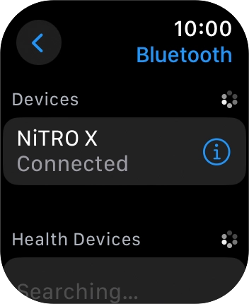 Press the Digital Crown to return to the home screen.