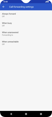 Press the Home key to return to the home screen.